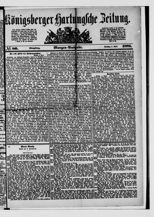 Königsberger Hartungsche Zeitung vom 05.04.1881