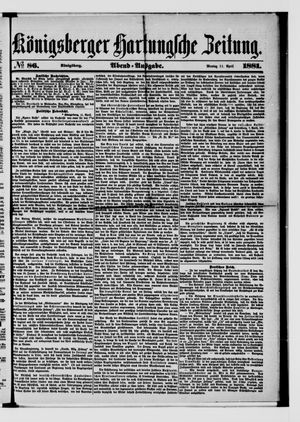 Königsberger Hartungsche Zeitung vom 11.04.1881