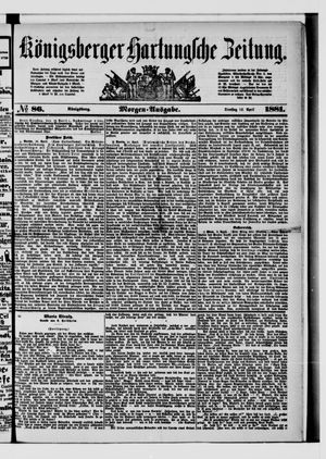 Königsberger Hartungsche Zeitung vom 12.04.1881