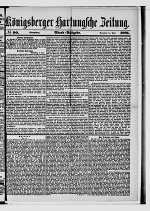 Königsberger Hartungsche Zeitung vom 16.04.1881