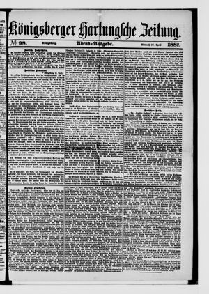 Königsberger Hartungsche Zeitung vom 27.04.1881