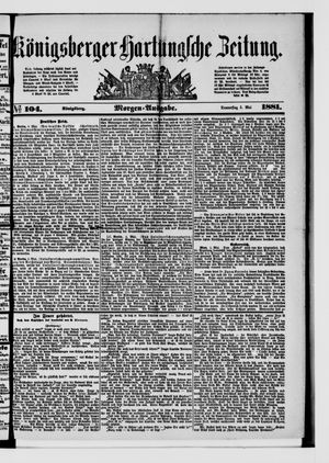 Königsberger Hartungsche Zeitung on May 5, 1881