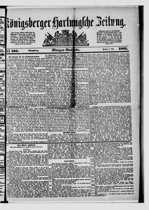 Königsberger Hartungsche Zeitung vom 06.05.1881