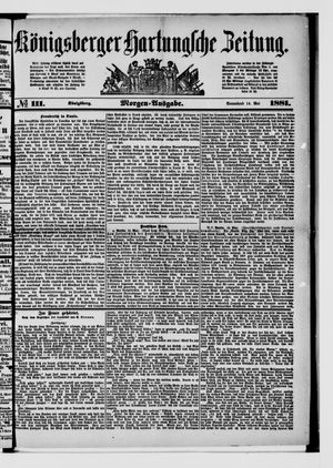 Königsberger Hartungsche Zeitung vom 14.05.1881