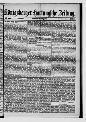 Königsberger Hartungsche Zeitung vom 14.05.1881