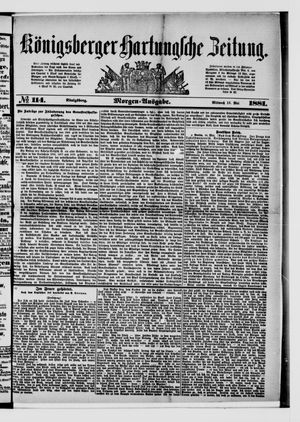 Königsberger Hartungsche Zeitung vom 18.05.1881