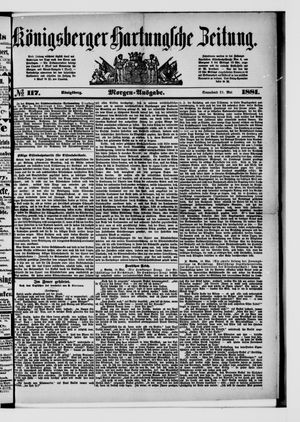 Königsberger Hartungsche Zeitung vom 21.05.1881