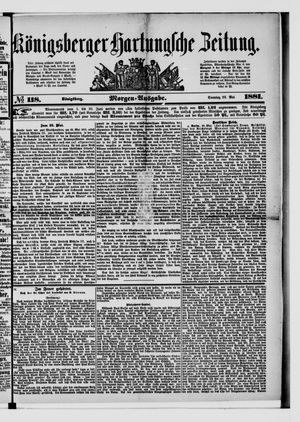 Königsberger Hartungsche Zeitung vom 22.05.1881