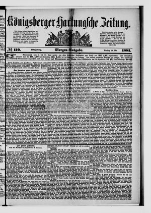 Königsberger Hartungsche Zeitung vom 24.05.1881
