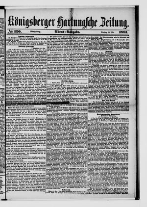 Königsberger Hartungsche Zeitung vom 24.05.1881