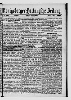 Königsberger Hartungsche Zeitung vom 25.05.1881