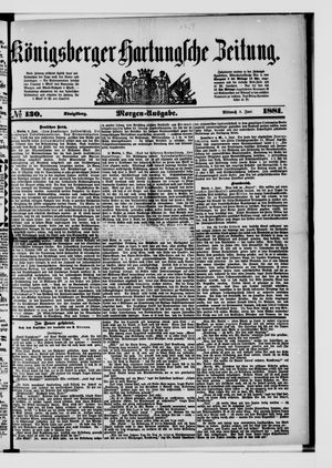 Königsberger Hartungsche Zeitung vom 08.06.1881