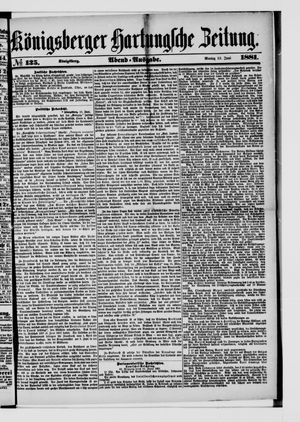 Königsberger Hartungsche Zeitung vom 13.06.1881