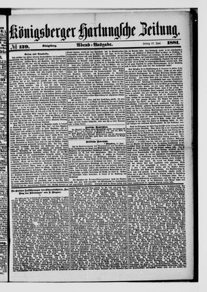 Königsberger Hartungsche Zeitung on Jun 17, 1881