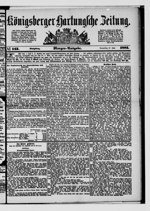 Königsberger Hartungsche Zeitung vom 23.06.1881