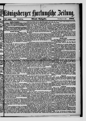 Königsberger Hartungsche Zeitung vom 23.06.1881