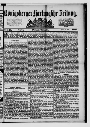 Königsberger Hartungsche Zeitung vom 24.06.1881