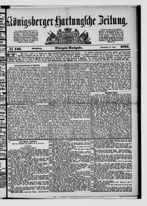Königsberger Hartungsche Zeitung vom 25.06.1881
