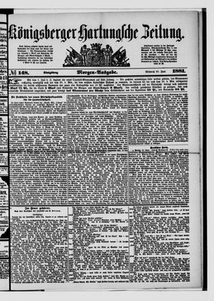 Königsberger Hartungsche Zeitung vom 29.06.1881