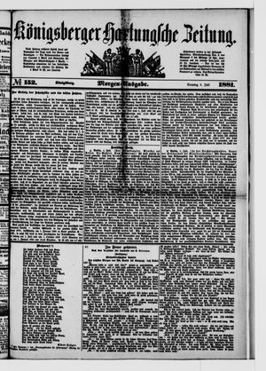 Königsberger Hartungsche Zeitung vom 03.07.1881
