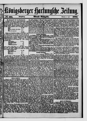 Königsberger Hartungsche Zeitung vom 13.07.1881