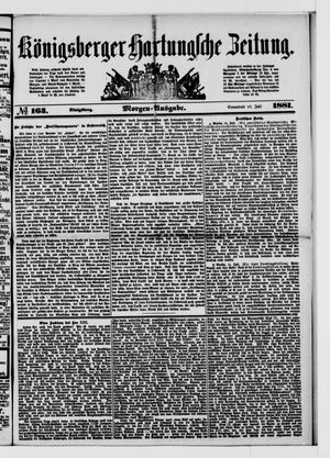 Königsberger Hartungsche Zeitung vom 16.07.1881