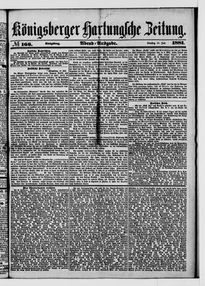 Königsberger Hartungsche Zeitung vom 19.07.1881