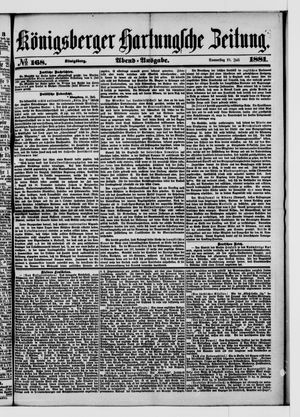 Königsberger Hartungsche Zeitung vom 21.07.1881