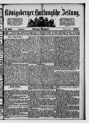 Königsberger Hartungsche Zeitung vom 22.07.1881