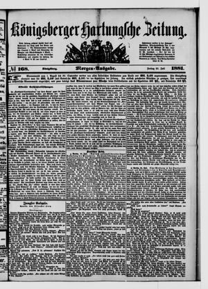 Königsberger Hartungsche Zeitung on Jul 22, 1881