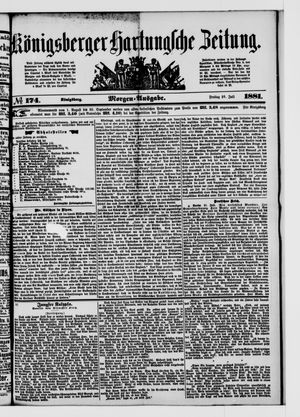 Königsberger Hartungsche Zeitung vom 29.07.1881