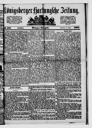 Königsberger Hartungsche Zeitung on Aug 13, 1881