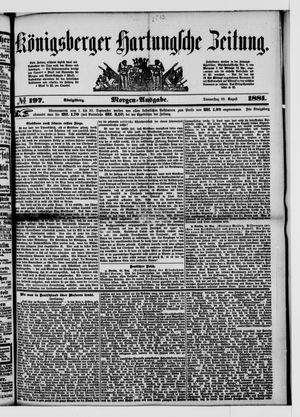 Königsberger Hartungsche Zeitung vom 25.08.1881