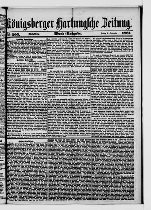 Königsberger Hartungsche Zeitung vom 02.09.1881
