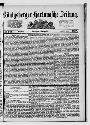 Königsberger Hartungsche Zeitung vom 18.10.1881