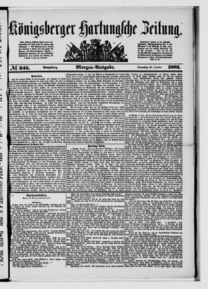Königsberger Hartungsche Zeitung vom 20.10.1881