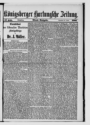 Königsberger Hartungsche Zeitung vom 22.10.1881