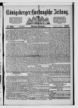 Königsberger Hartungsche Zeitung on Nov 5, 1881