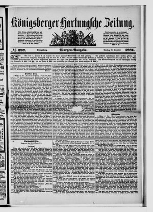 Königsberger Hartungsche Zeitung vom 20.12.1881