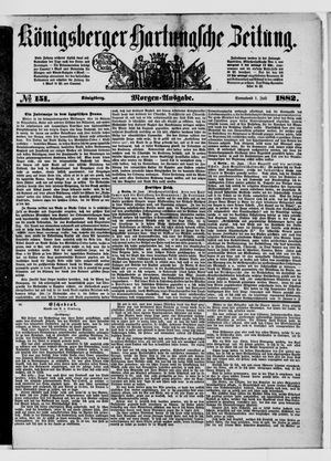 Königsberger Hartungsche Zeitung vom 01.07.1882