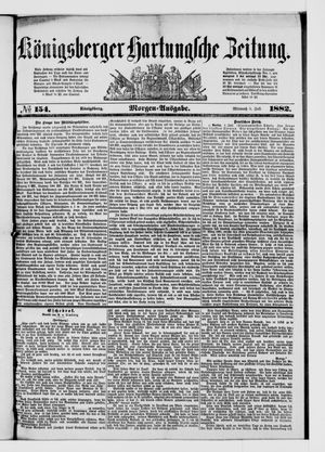 Königsberger Hartungsche Zeitung vom 05.07.1882
