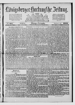 Königsberger Hartungsche Zeitung on Jul 6, 1882