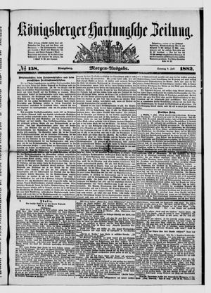 Königsberger Hartungsche Zeitung vom 09.07.1882
