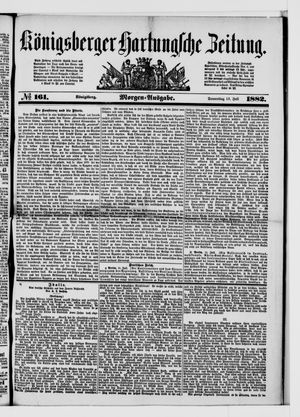 Königsberger Hartungsche Zeitung on Jul 13, 1882