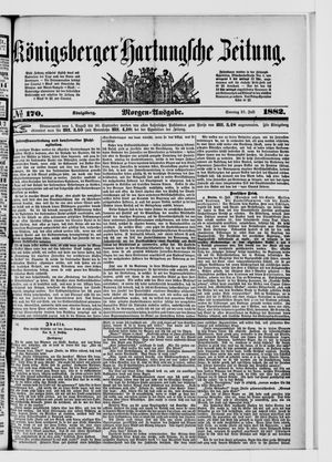 Königsberger Hartungsche Zeitung on Jul 23, 1882
