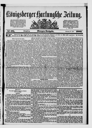 Königsberger Hartungsche Zeitung on Jul 25, 1882
