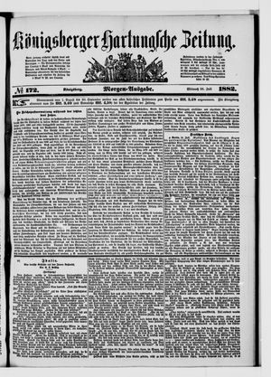 Königsberger Hartungsche Zeitung on Jul 26, 1882