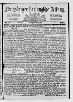 Königsberger Hartungsche Zeitung on Jul 29, 1882