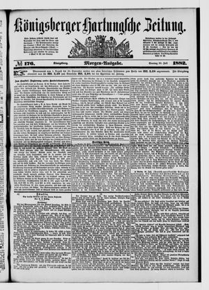 Königsberger Hartungsche Zeitung on Jul 30, 1882
