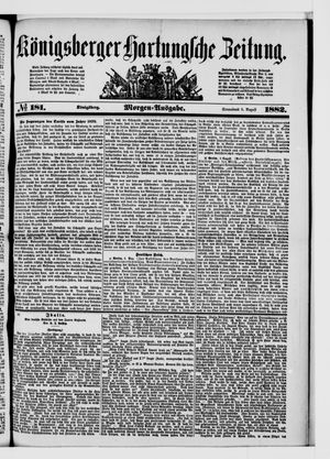Königsberger Hartungsche Zeitung vom 05.08.1882